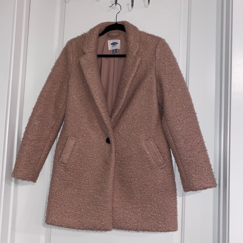 COPY - Old Navy Pink Teddy Coat
